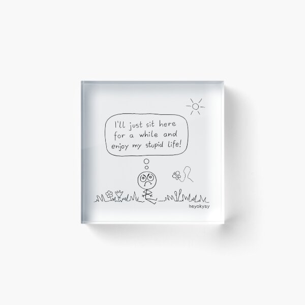 Enjoyment Acrylic Block