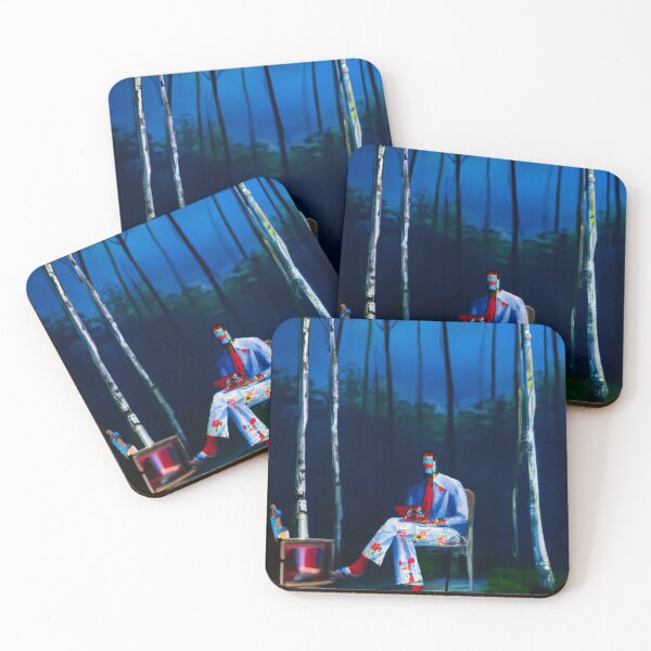 Item preview, Painted man in the woods designed and sold by Bakesales.