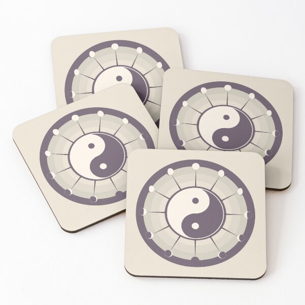 Item preview, Yin Yang Moons Neutral designed and sold by halynadee.