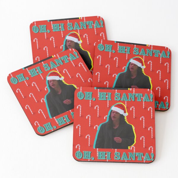Item preview, Oh Hi Santa! - Oh Hi Mark ! - Christmas Holiday Designs Tommy Wiseau - The Room Funny sticker Funny t shirt designed and sold by ThingsToSmile.