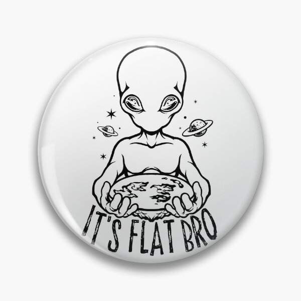 Item preview, It's Flat Bro - Flat Earth Society designed and sold by abdoMounaim.
