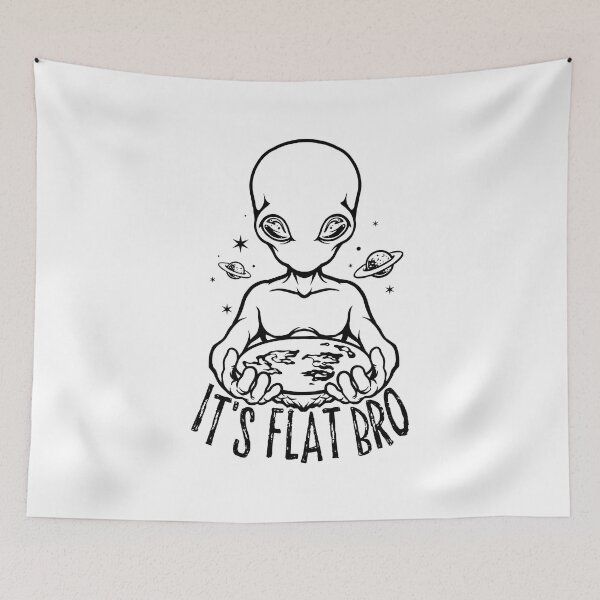 Item preview, It's Flat Bro - Flat Earth Society designed and sold by abdoMounaim.