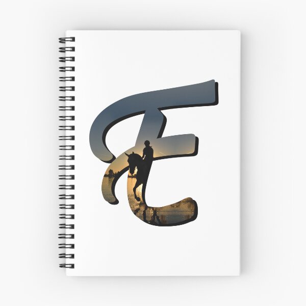 Item preview, Letter E Monogram Script Initial Horseback Riding Variant  designed and sold by quirkycounselor.