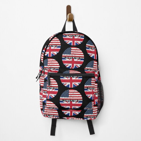Item preview, Yes,I'm Both of Them - Half American Half British USA Flag United Kingdom Heritage designed and sold by Stixdesigns.