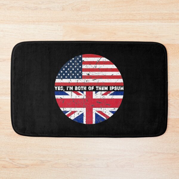 Item preview, Yes,I'm Both of Them - Half American Half British USA Flag United Kingdom Heritage designed and sold by Stixdesigns.