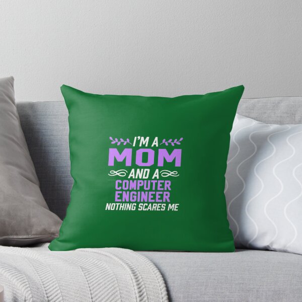 Item preview, I'm A Mom & Computer Engineer Nothing Scares Me designed and sold by AlwaysAwesome.