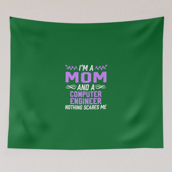 Item preview, I'm A Mom & Computer Engineer Nothing Scares Me  designed and sold by AlwaysAwesome.
