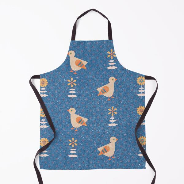Item preview, Birds and Flowers on Blue designed and sold by Latoblooms.