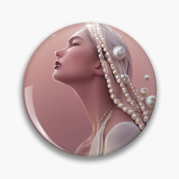 Item preview, The girl with the pearls in her hair designed and sold by alxndraai.