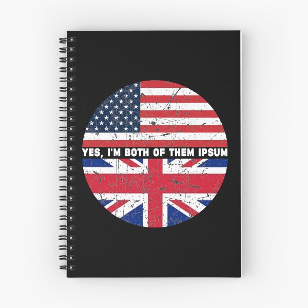 Item preview, Yes,I'm Both of Them - Half American Half British USA Flag United Kingdom Heritage designed and sold by Stixdesigns.