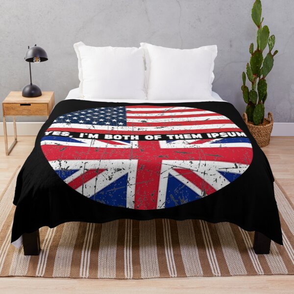 Item preview, Yes,I'm Both of Them - Half American Half British USA Flag United Kingdom Heritage designed and sold by Stixdesigns.