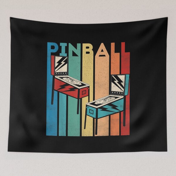 Item preview, Retro Vintage Pinball, Funny Pinball Lovers Gift  designed and sold by ThePatternArt  ⭐⭐⭐⭐⭐.