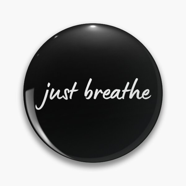 Item preview, Just Breathe Meditation Inspirational Motivational Yoga Minimalist Simple designed and sold by mariejosee22.