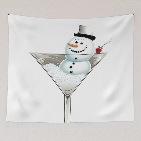 Aperçu de l'œuvre Bonhomme de neige Martini créée et vendue par westside310.