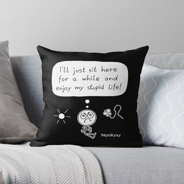 Enjoyment Throw Pillow