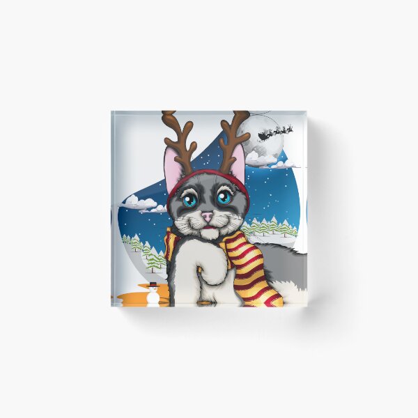 Item preview, reindeer cat designed and sold by h4nz4rt.