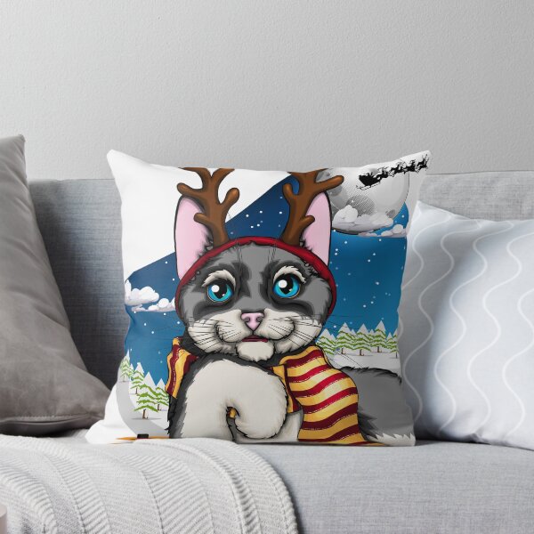 Item preview, reindeer cat designed and sold by h4nz4rt.