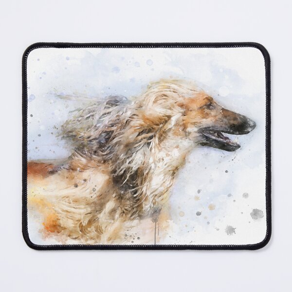 Item preview, Afghan Hound watercolor designed and sold by PetsArt.