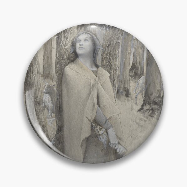 Item preview, Joan of Arc Hearing the Voices designed and sold by Twisted Wick.