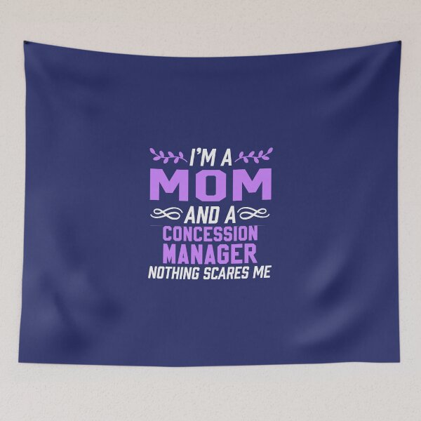 Item preview, I'm Mom & Concession Manager Nothing Scares Me  designed and sold by AlwaysAwesome.