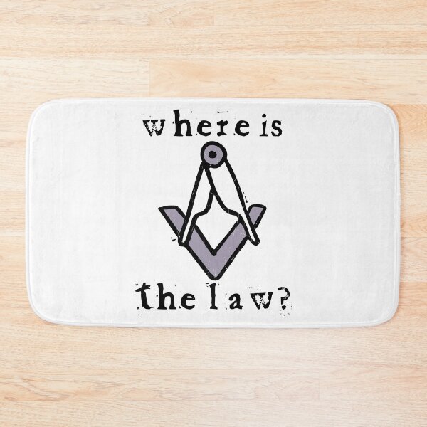 Item preview, Where is the Law?(black) designed and sold by Aion-design.
