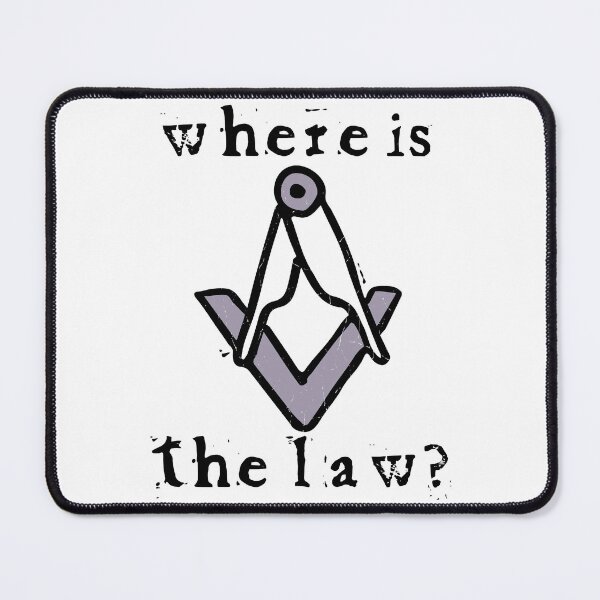 Item preview, Where is the Law?(black) designed and sold by Aion-design.
