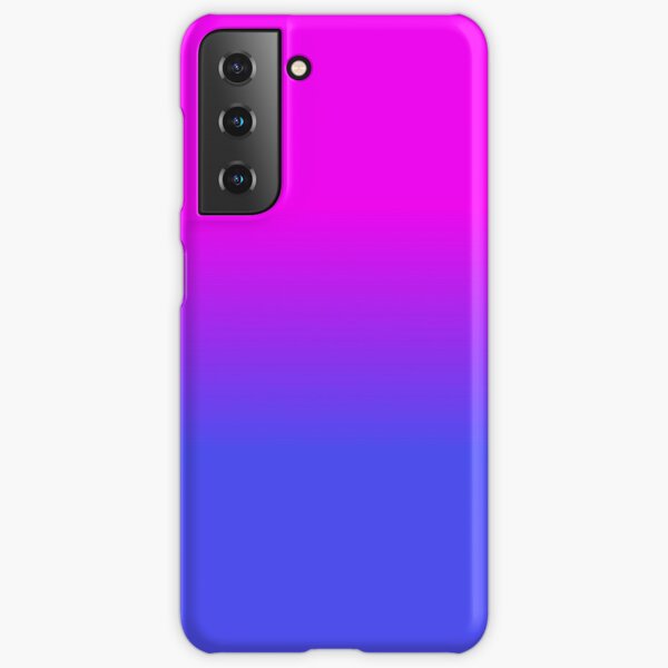 Neon Purple And Hot Pink Ombre Shade Color Fade Samsung Galaxy Phone Case By Podartist Redbubble