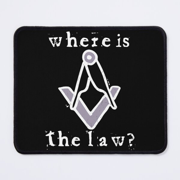 Item preview, Where is the Law?(white) designed and sold by Aion-design.