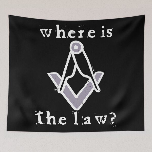Item preview, Where is the Law?(white) designed and sold by Aion-design.