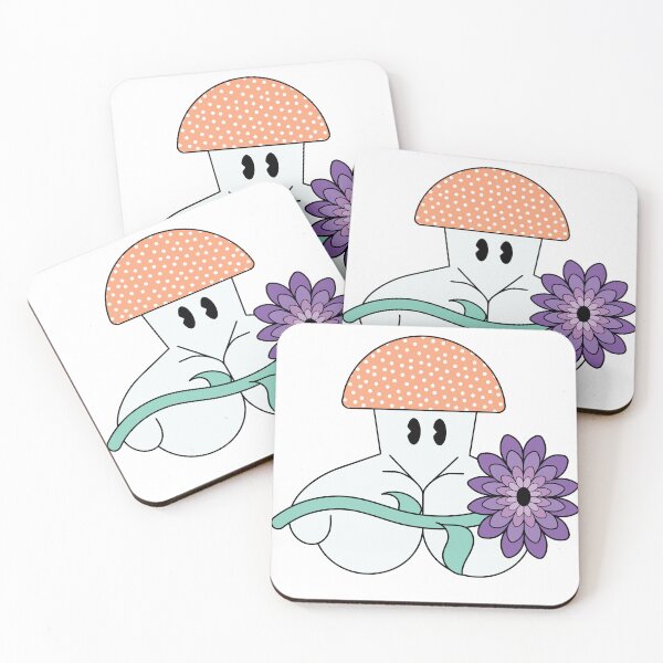 Item preview, Cute Purple Flower Mushroom designed and sold by Poly-Apparel.