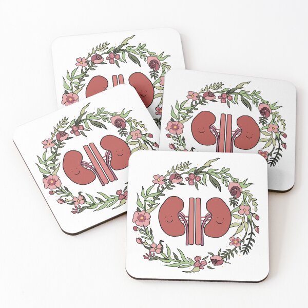 Item preview, Kidneys in floral wreath designed and sold by Jasminmayox.