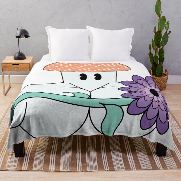 Item preview, Cute Purple Flower Mushroom designed and sold by Poly-Apparel.
