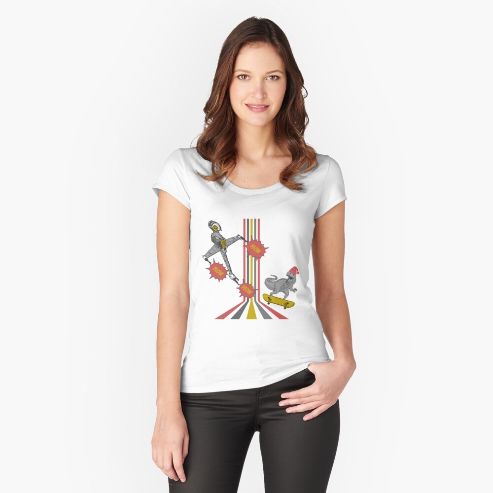 Aperçu de l'œuvre T-shirt échancré créée et vendue par BomPom.