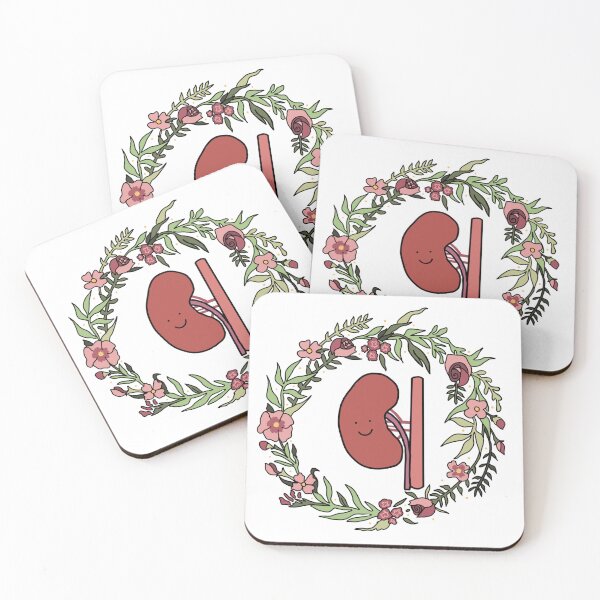 Item preview, Left Kidney in floral wreath designed and sold by Jasminmayox.