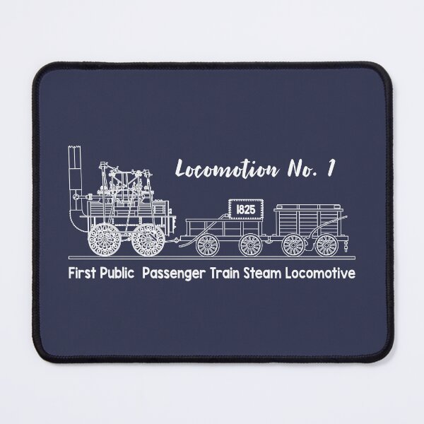 Item preview, Locomotion No. 1 First Public Passenger Steam Train Blueprint Diagram Gift designed and sold by Maljonic.