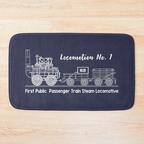 Item preview, Locomotion No. 1 First Public Passenger Steam Train Blueprint Diagram Gift designed and sold by Maljonic.