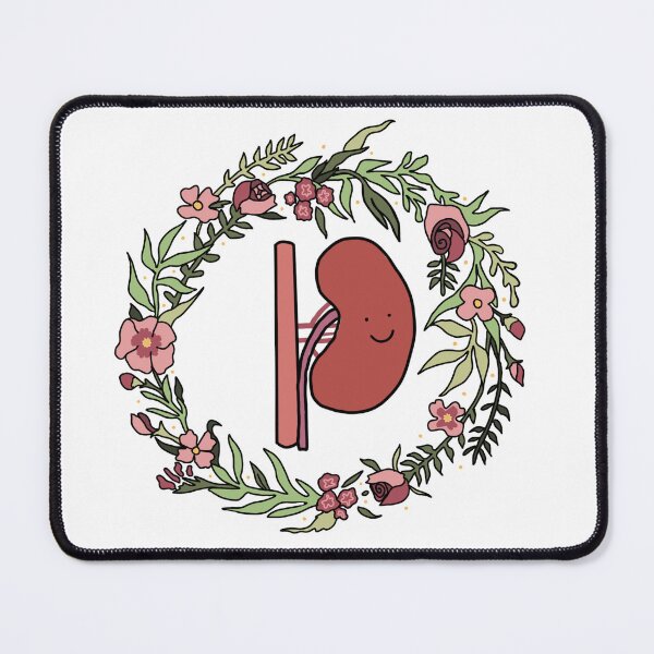 Item preview, Right Kidney in floral wreath designed and sold by Jasminmayox.