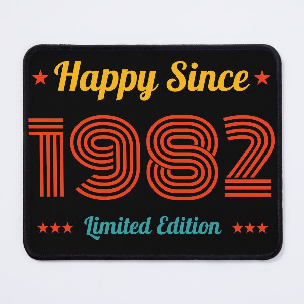 Item preview, VINTAGE HAPPY SINCE 1982 LIMITED EDITION BIRTHDAY GIFT IDEA designed and sold by Kipcio.