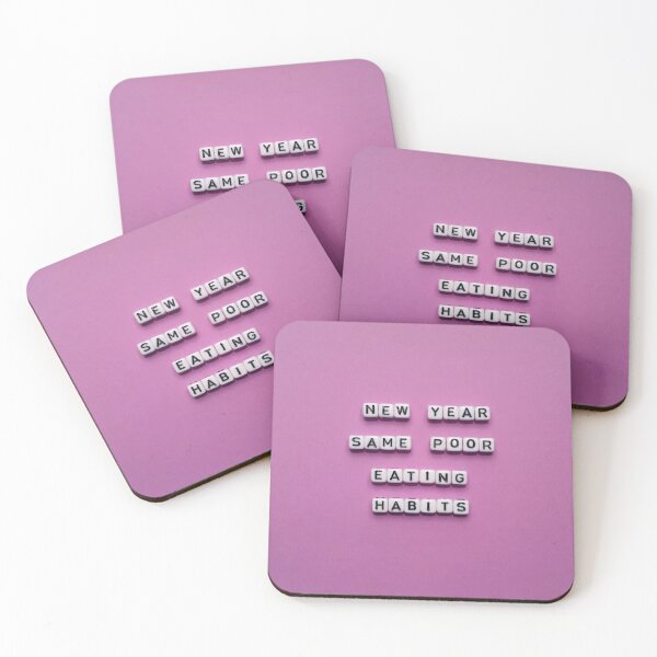 Item preview, New Year, Same Poor Eating Habits designed and sold by squaresayings.