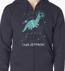 Ich habe Jetpack! Hoodie mit Reißverschluss