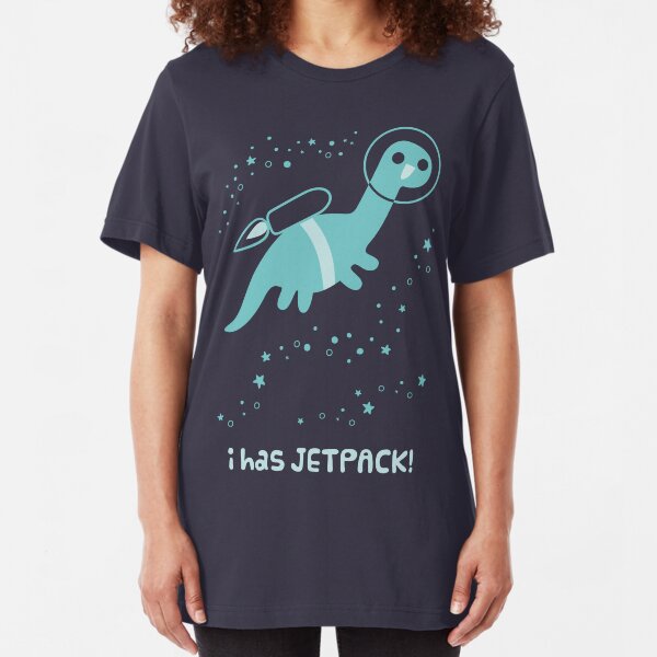 I Has Jetpack! Slim Fit T-Shirt