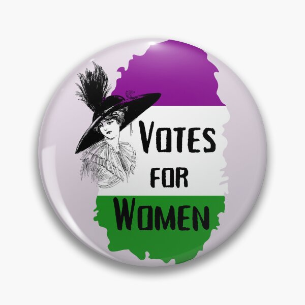 Item preview, Votes For Women Suffragettes Slogan Suffragette Colours designed and sold by Rebel-Design.