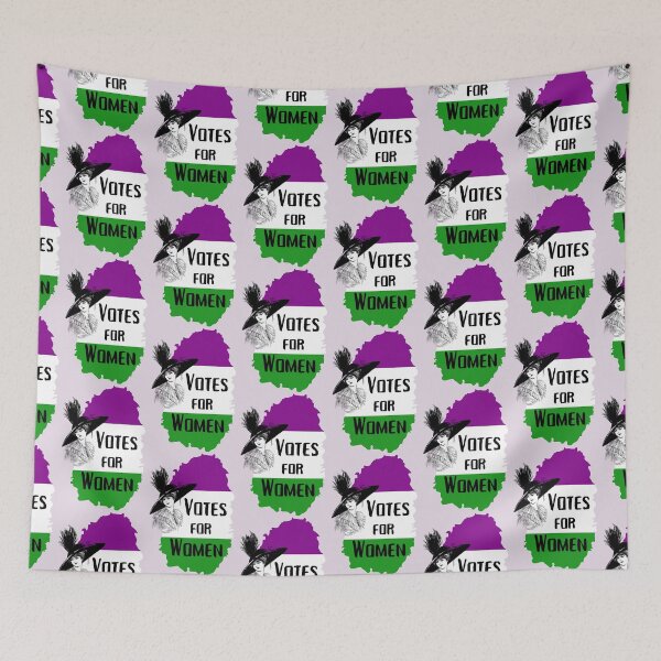 Item preview, Votes For Women Suffragettes Slogan Suffragette Colours designed and sold by Rebel-Design.