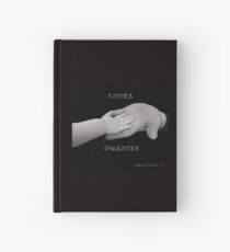 Father and Daughter Hands Hardcover Journal