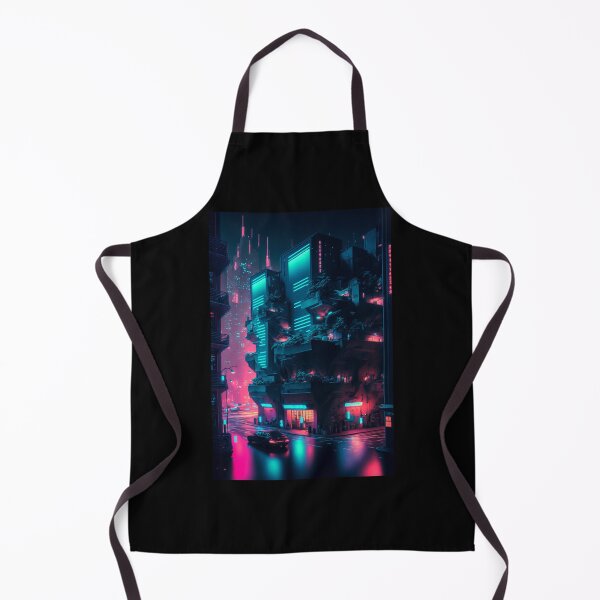 Item preview, Future City Ground Zero (Retrosynth Neo Noir Blade Runner Theme Cityscape Vaporwave Poster) designed and sold by ZGigerBarker.