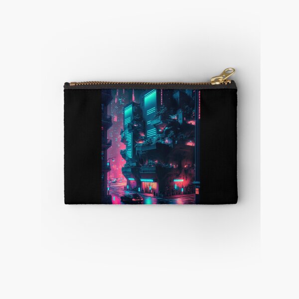 Artikelvorschau, Future City Ground Zero (Retrosynth Neo Noir Blade Runner Thema Cityscape Vaporwave Poster) entworfen und verkauft von ZGigerBarker.