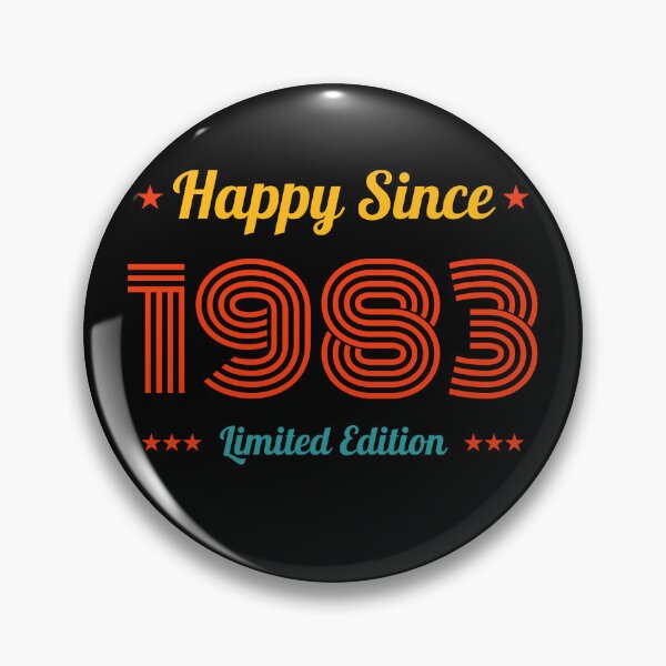 Item preview, VINTAGE HAPPY SINCE 1983 LIMITED EDITION BIRTHDAY GIFT IDEA designed and sold by Kipcio.