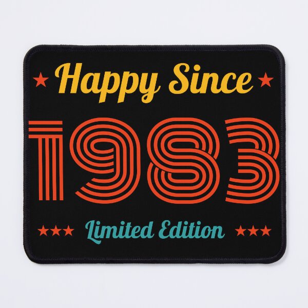 Item preview, VINTAGE HAPPY SINCE 1983 LIMITED EDITION BIRTHDAY GIFT IDEA designed and sold by Kipcio.
