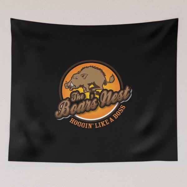 Item preview, Retro The Boars Nest designed and sold by Lone Wolves.