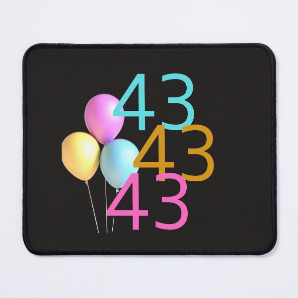 Item preview, 43 YEARS AWESOME designed and sold by starfishstuff.